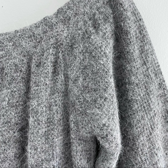 HOST PICK Ecru Lab Soft Wool Blend Off Shoulder Option Sweater Dress - Picture 10 of 15